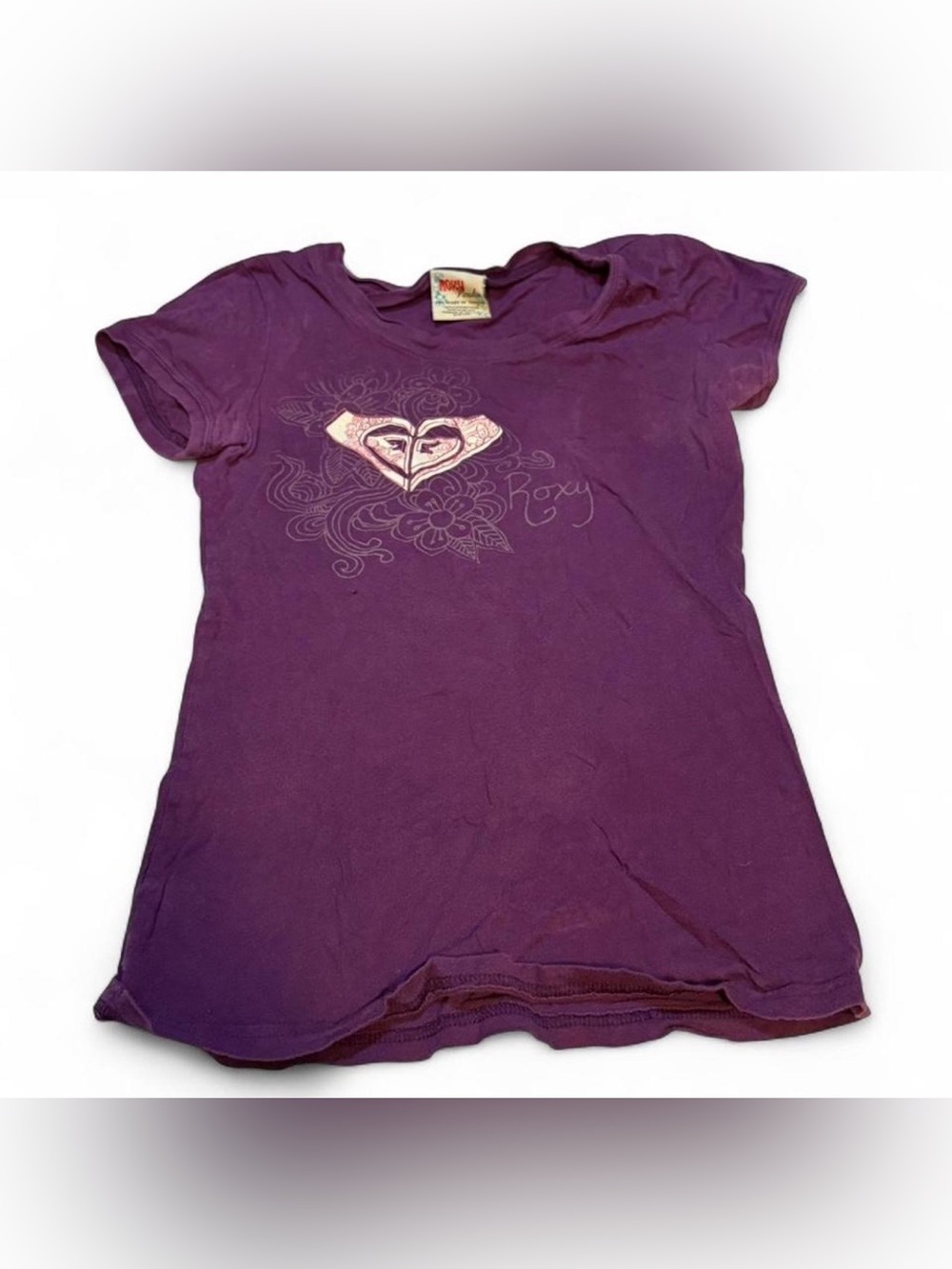 Roxy Y2K women’s' Purple Short-Sleeve Graphic Tee